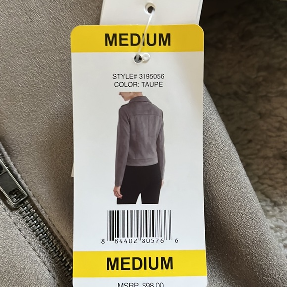 Philosophy Faux Suede Jacket - Picture 5 of 6